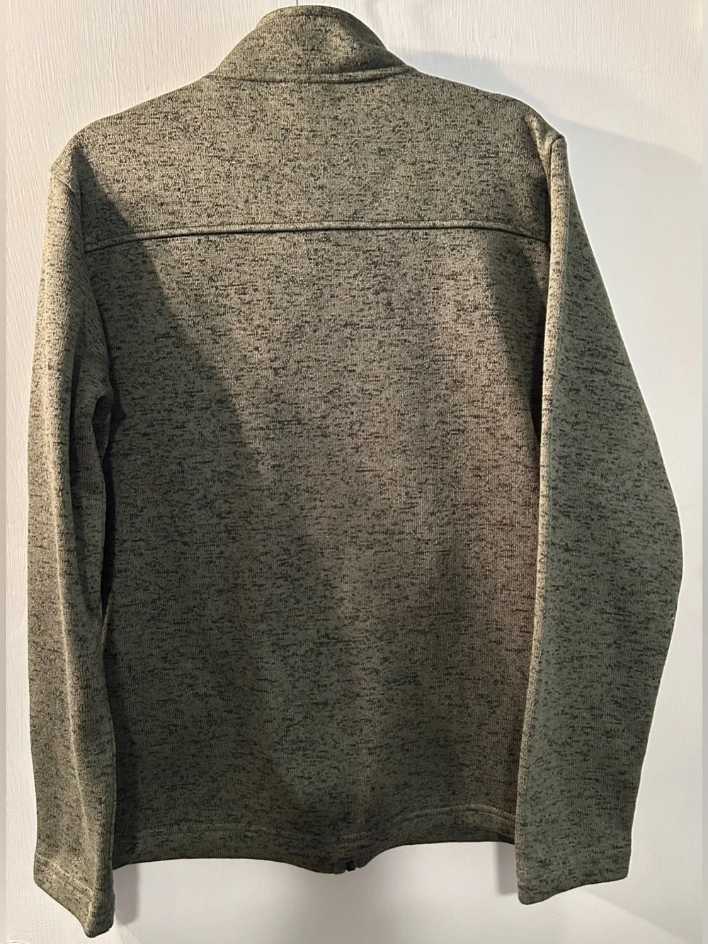 Prairie Mountain “Cougar Washington” Men's Olive green Zip-Up Knit Jacket Size L